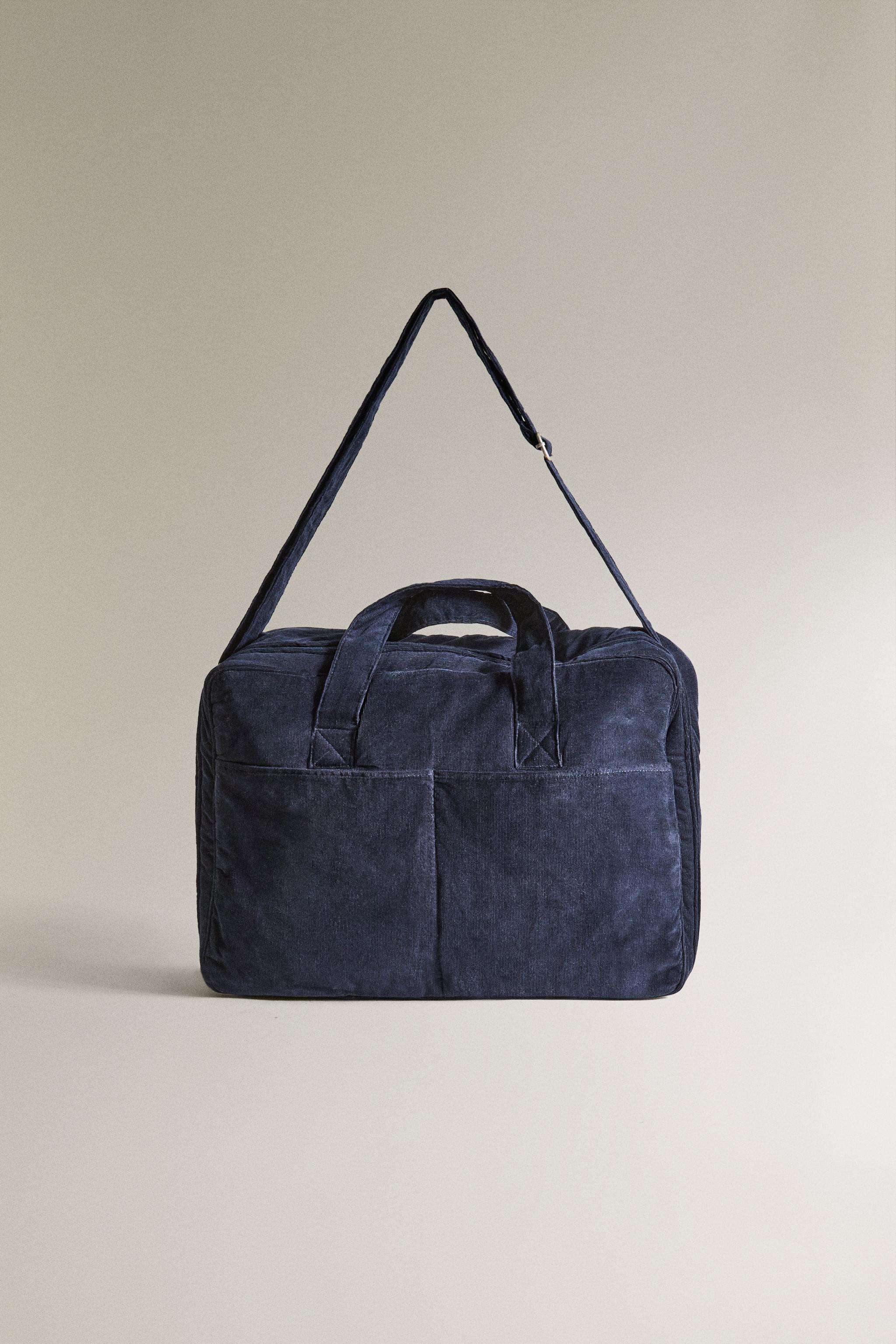 VALISE DE VOYAGE BÉBÉ EN VELOURS CÔTELÉ